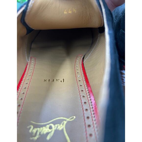 Men\'s Christian Louboutin OUR GEORGE\'s chunky flat Oxford\'s size 44.5 Italy